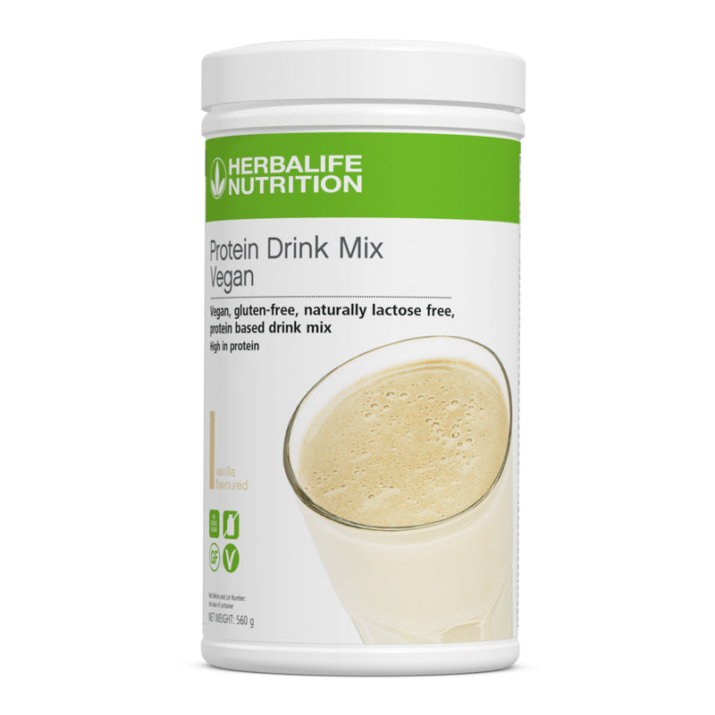 Herbalife Protein Drink Mix-Vegan Vanilla Flavoured 560 g