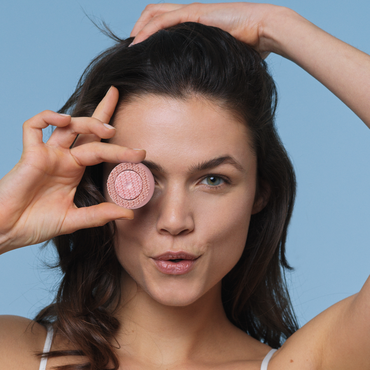 ageLOC LumiSpa iO Rose Gold Silicone Head - Normal (compatible with LumiSpa iO device only)