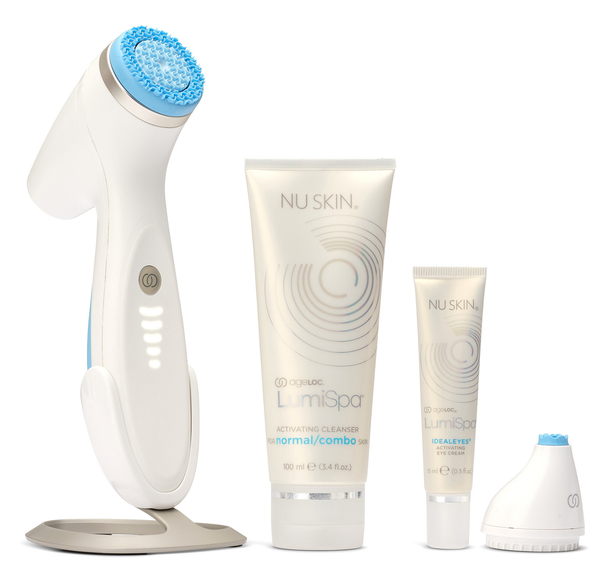 Nu Skin Lumi Spa face wand 2024 with xtra attachment and charger kit