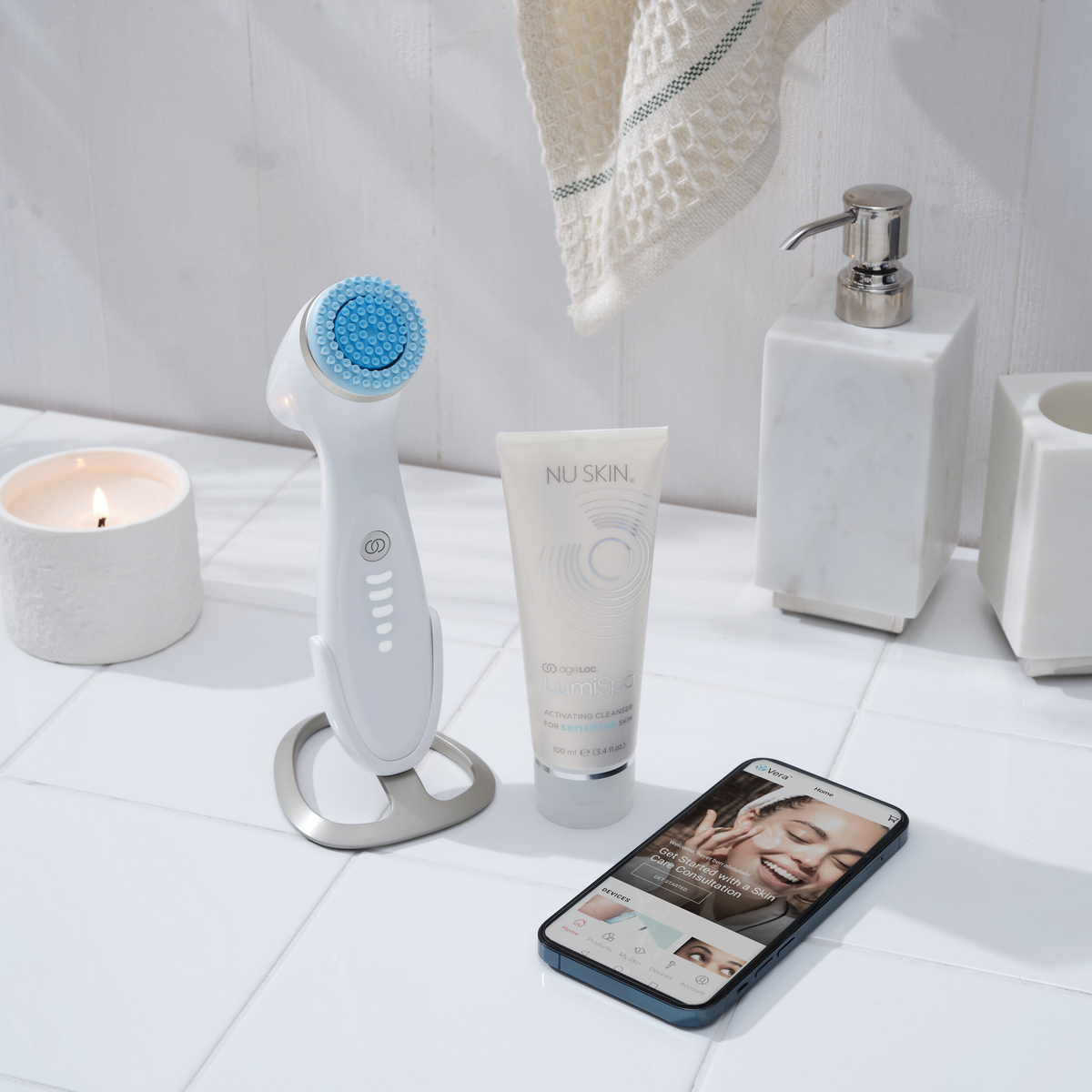 ageLOC LumiSpa iO Beauty Device SkinCare Kit - Normal to Combination Skin