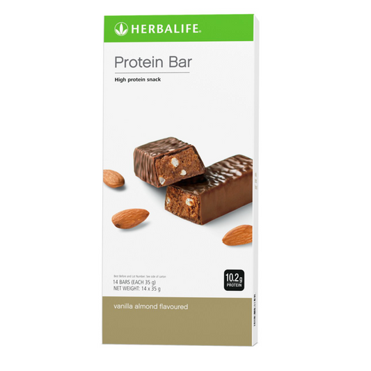 Herbalife Protein Bars - Vanilla Almond (14 Bars Per Pack)