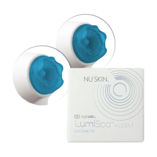 ageLOC LumiSpa Accent – Replacement Blue Silicone Tips for Brightening Eye Attachment - Twin Pack